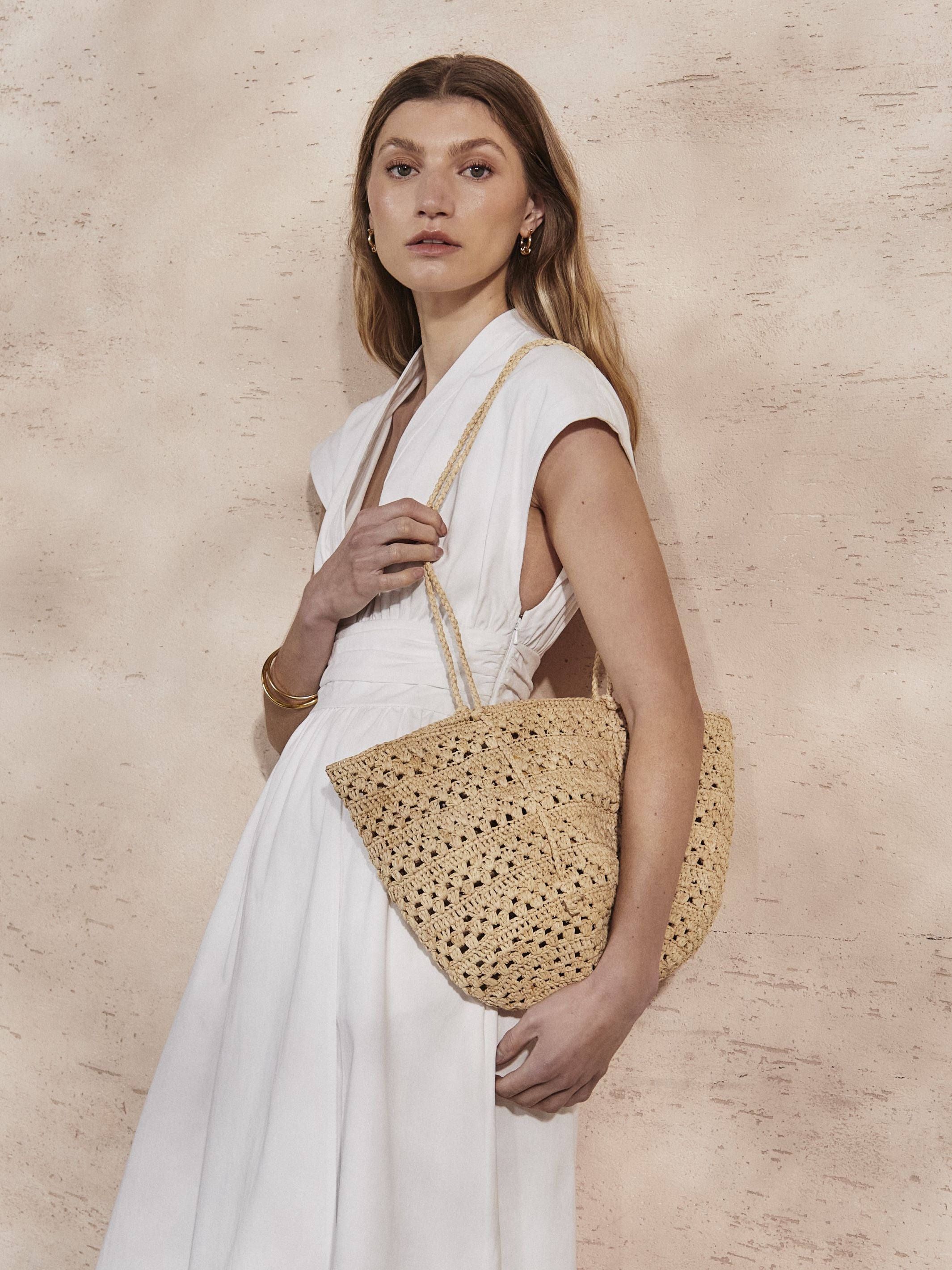 GEORGIA - Pearl Cotton Twill Dress - Mondo Corsini