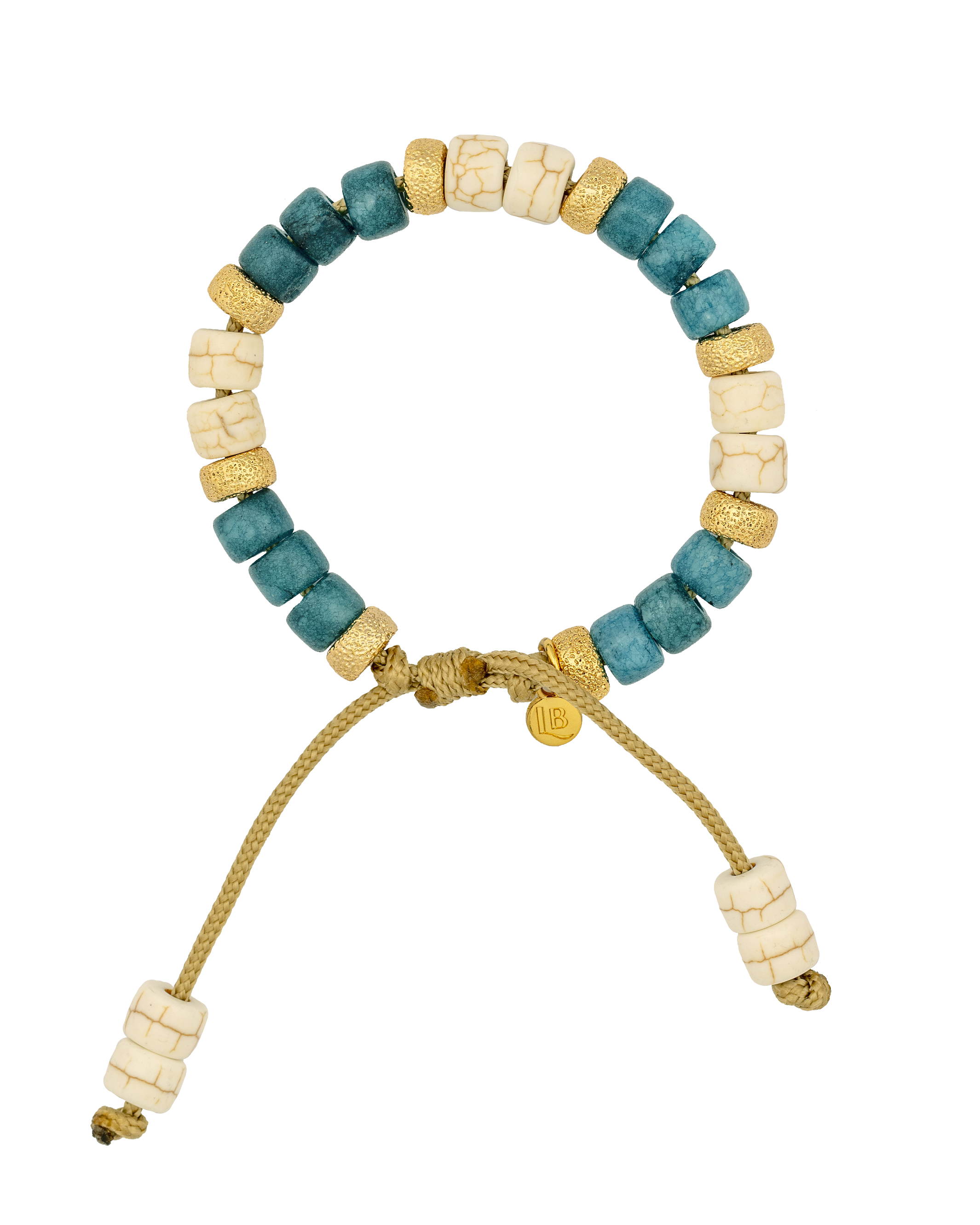 Petrol Blue Gemstone Bracelet - Mondo Corsini