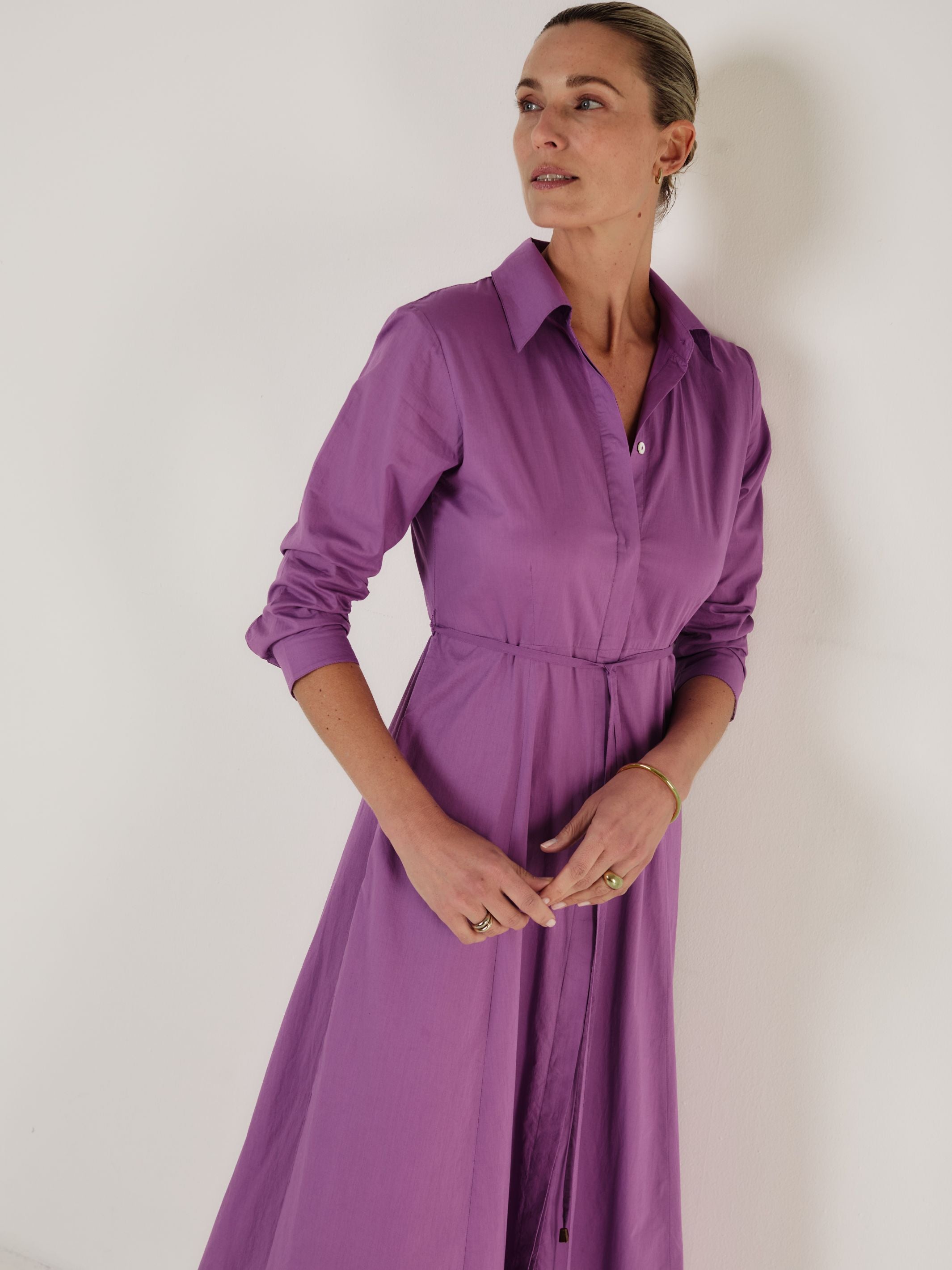 Cervo - Viola Cotton Dress - Mondo Corsini