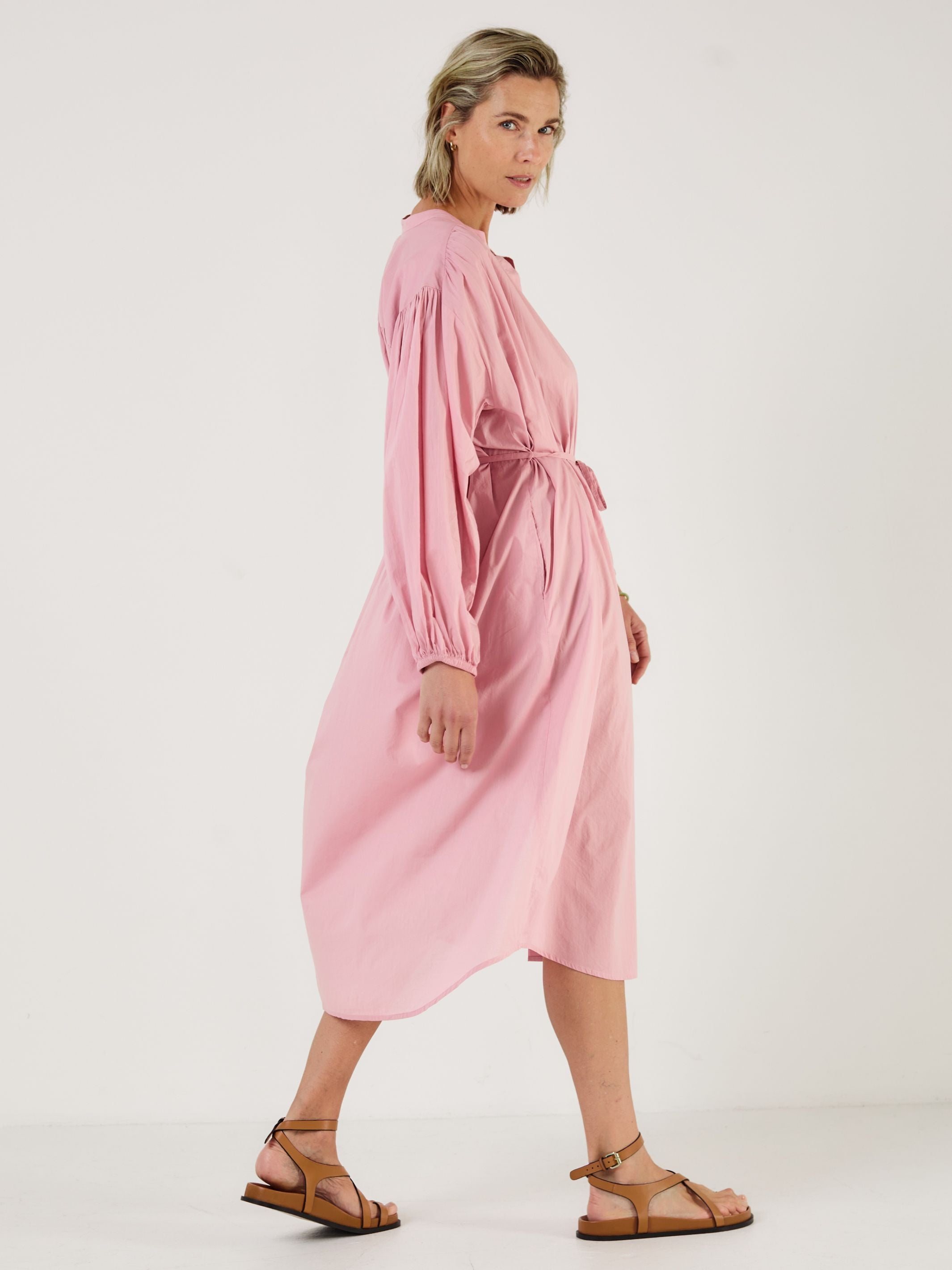 Como - BLUSH Cotton Voile Dress - Mondo Corsini