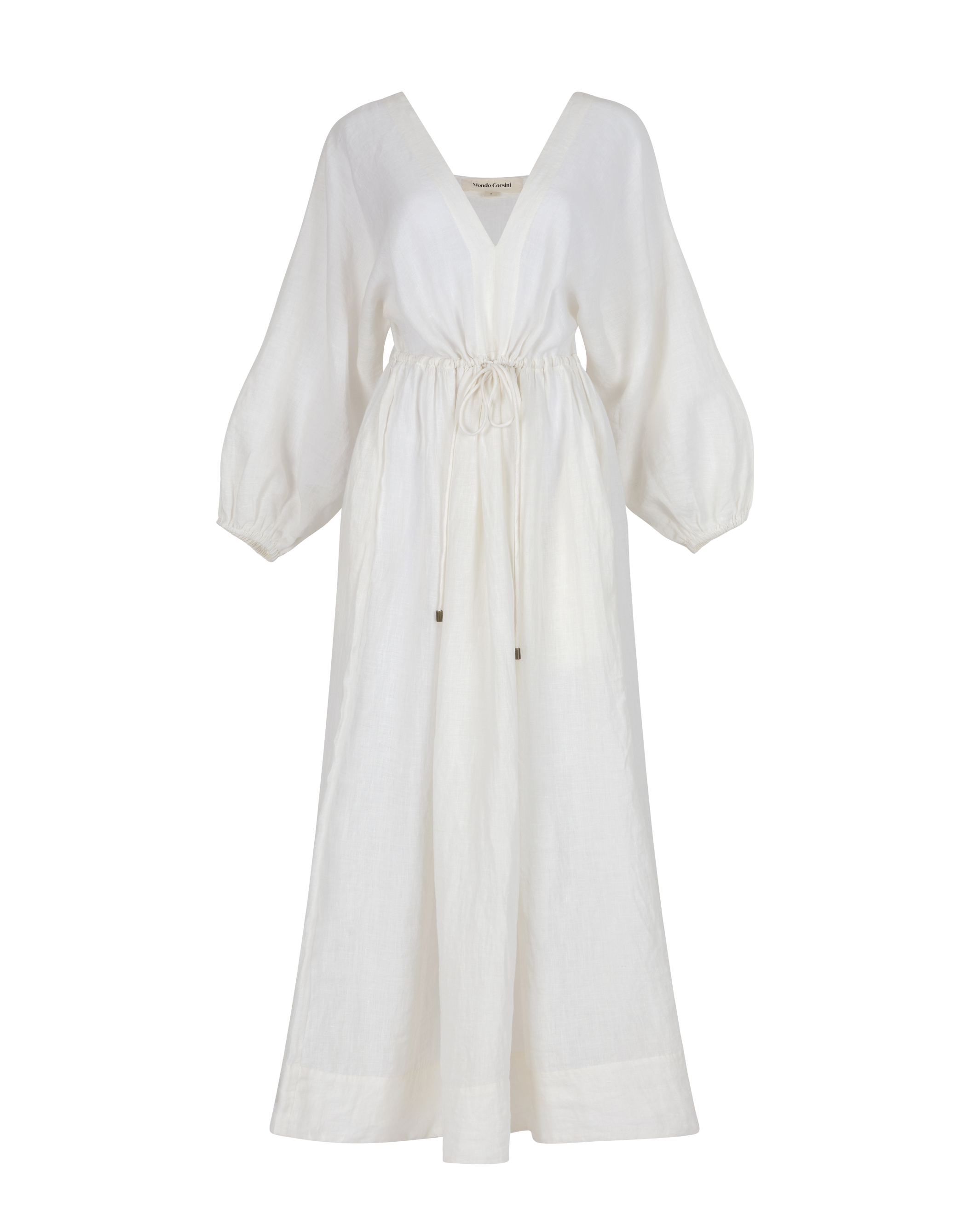DANA - Panna Linen Dress - Mondo Corsini