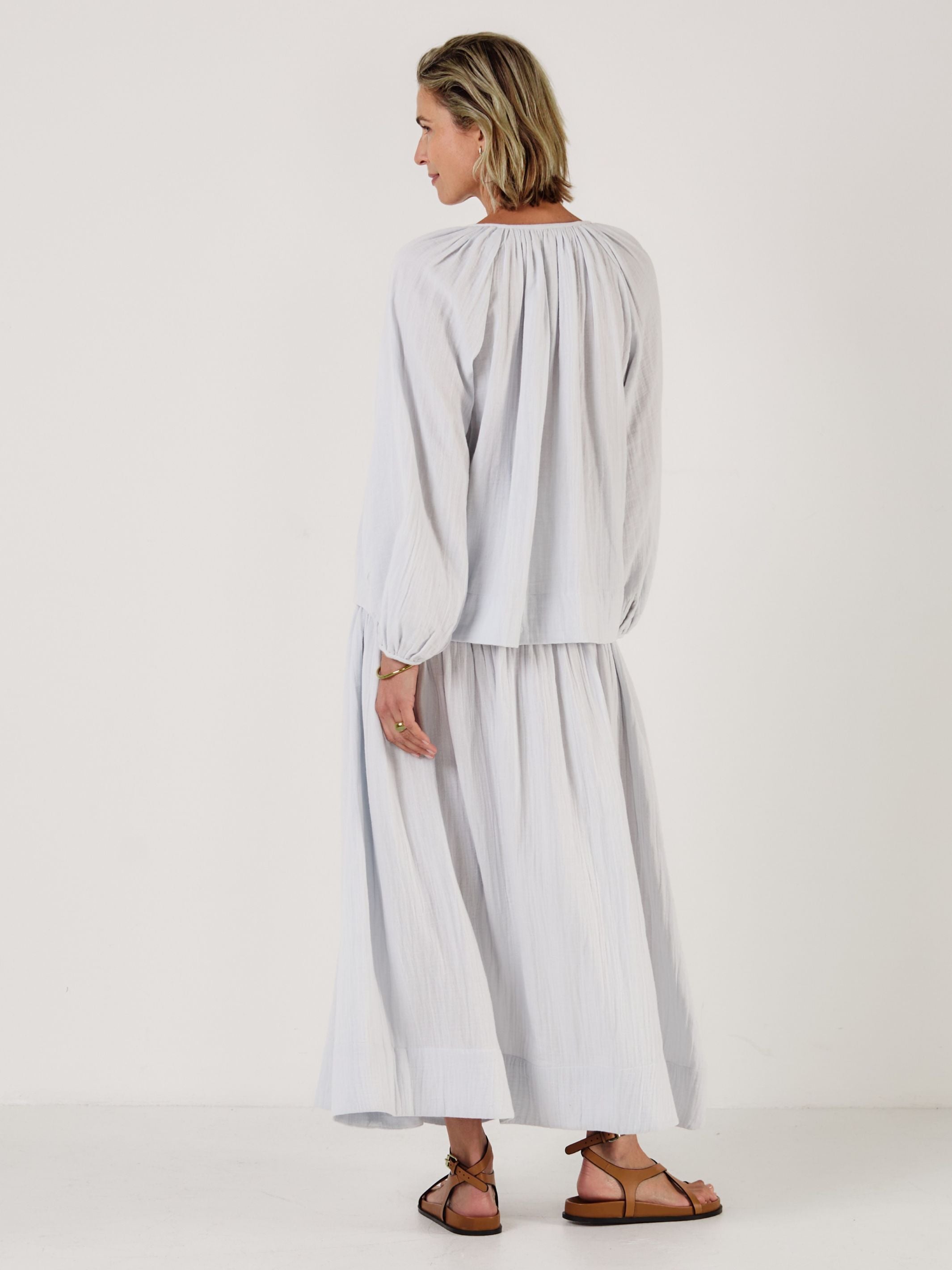 ELIZA CLOUD Cotton Blouse - Mondo Corsini