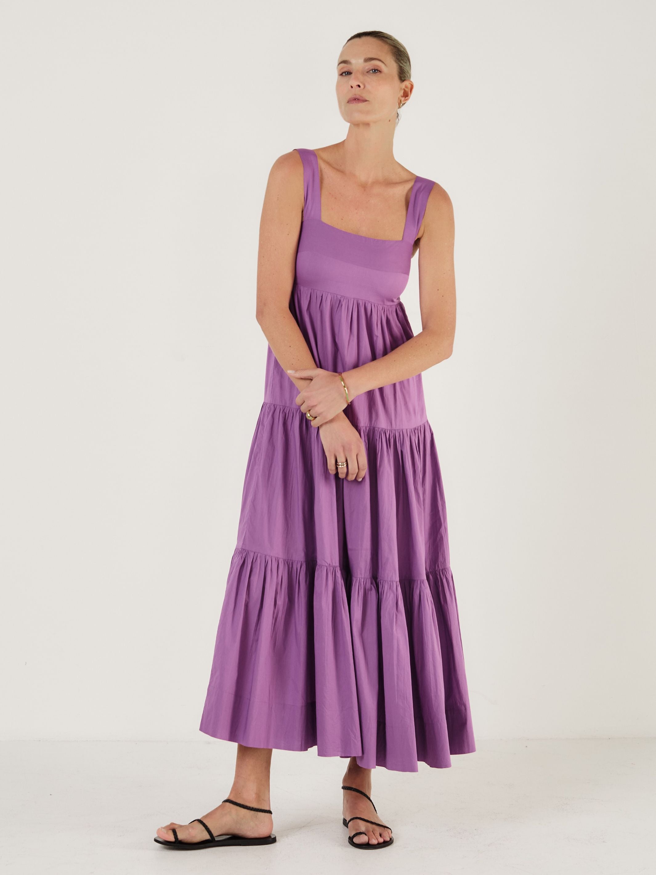 Celine Viola Cotton Dress