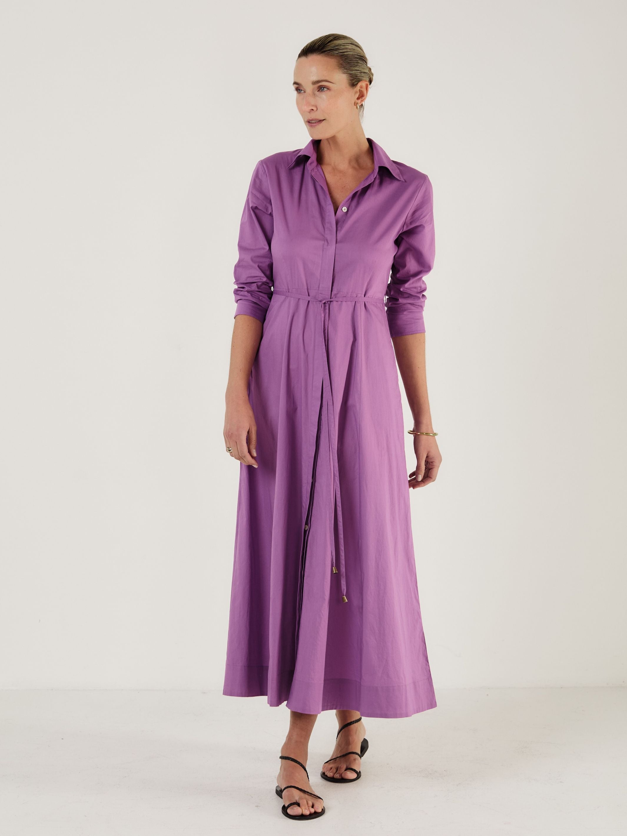 Cervo - Viola Cotton Dress - Mondo Corsini