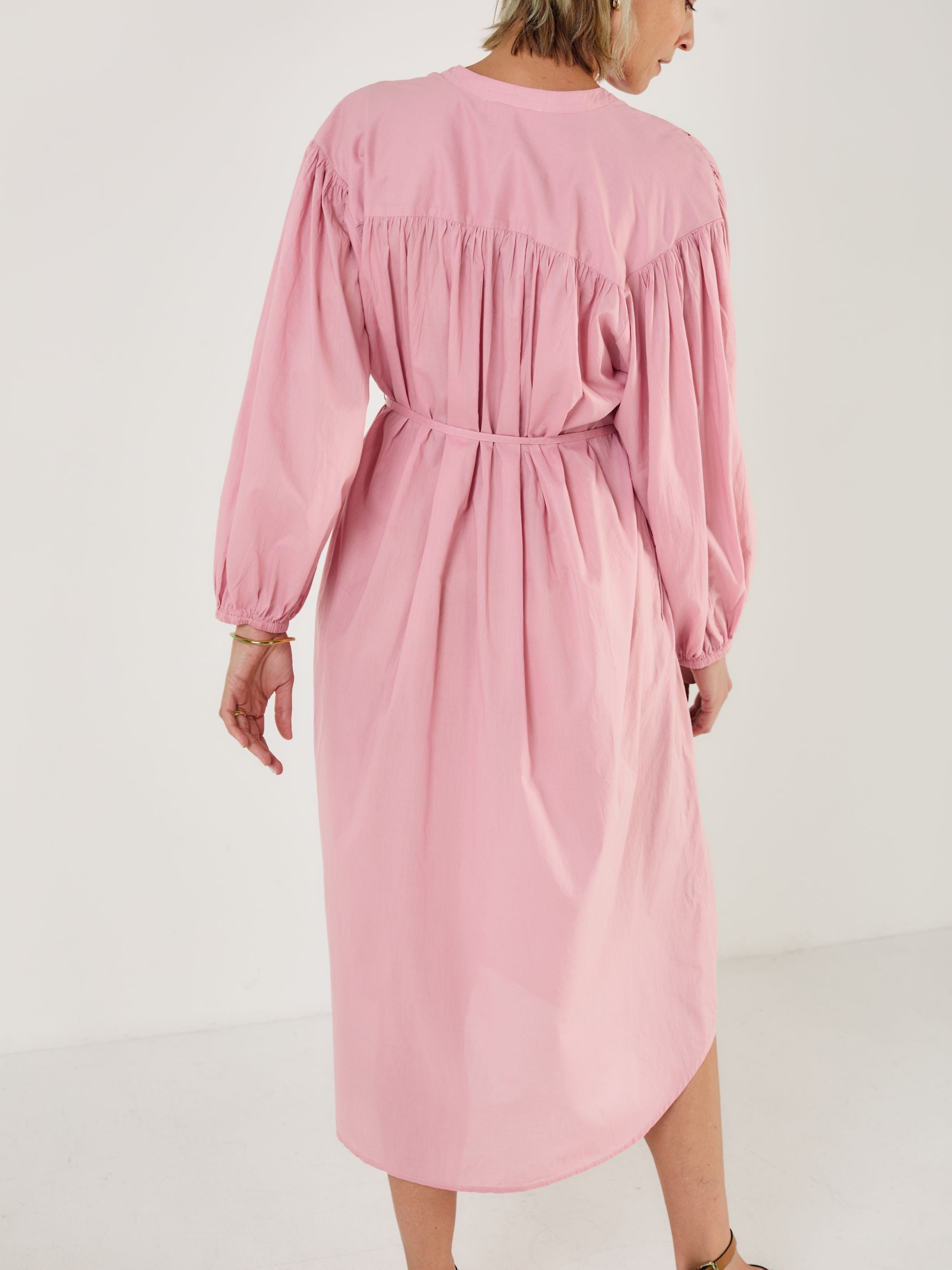 Como - BLUSH Cotton Voile Dress - Mondo Corsini