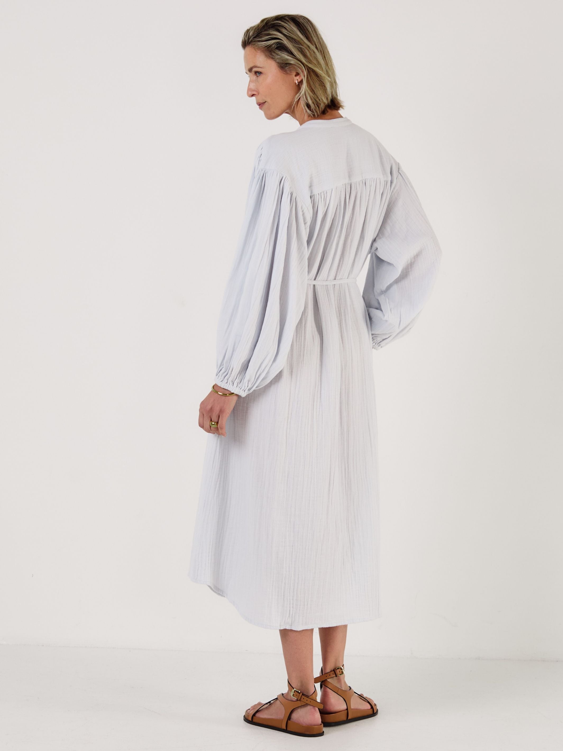 Como - CLOUD Cotton Gauze Dress - Mondo Corsini