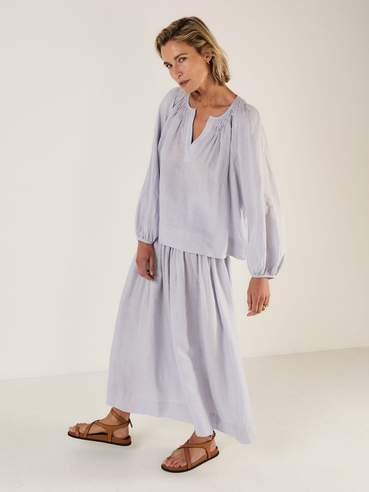 ELIZABETH MIST Linen Blouse