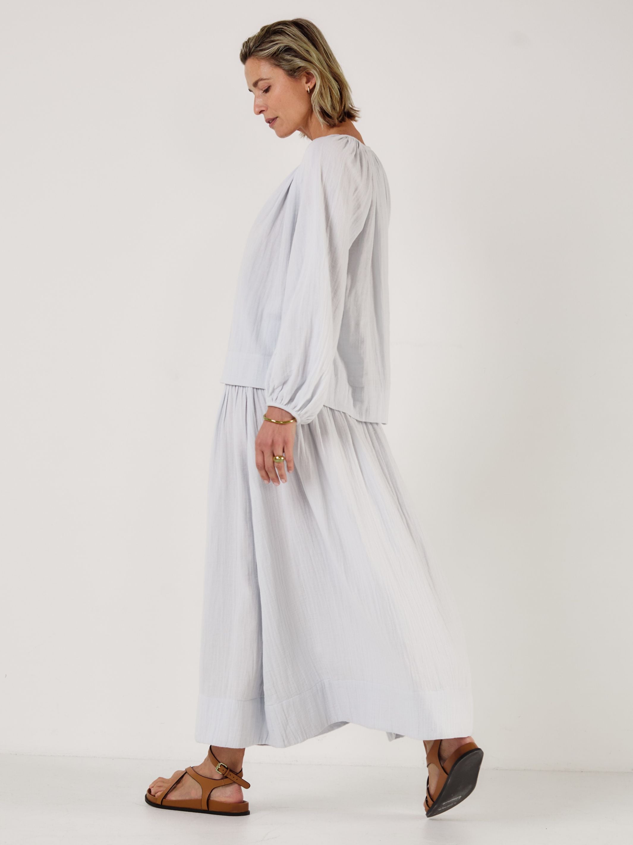 ELIZA CLOUD Cotton Blouse - Mondo Corsini