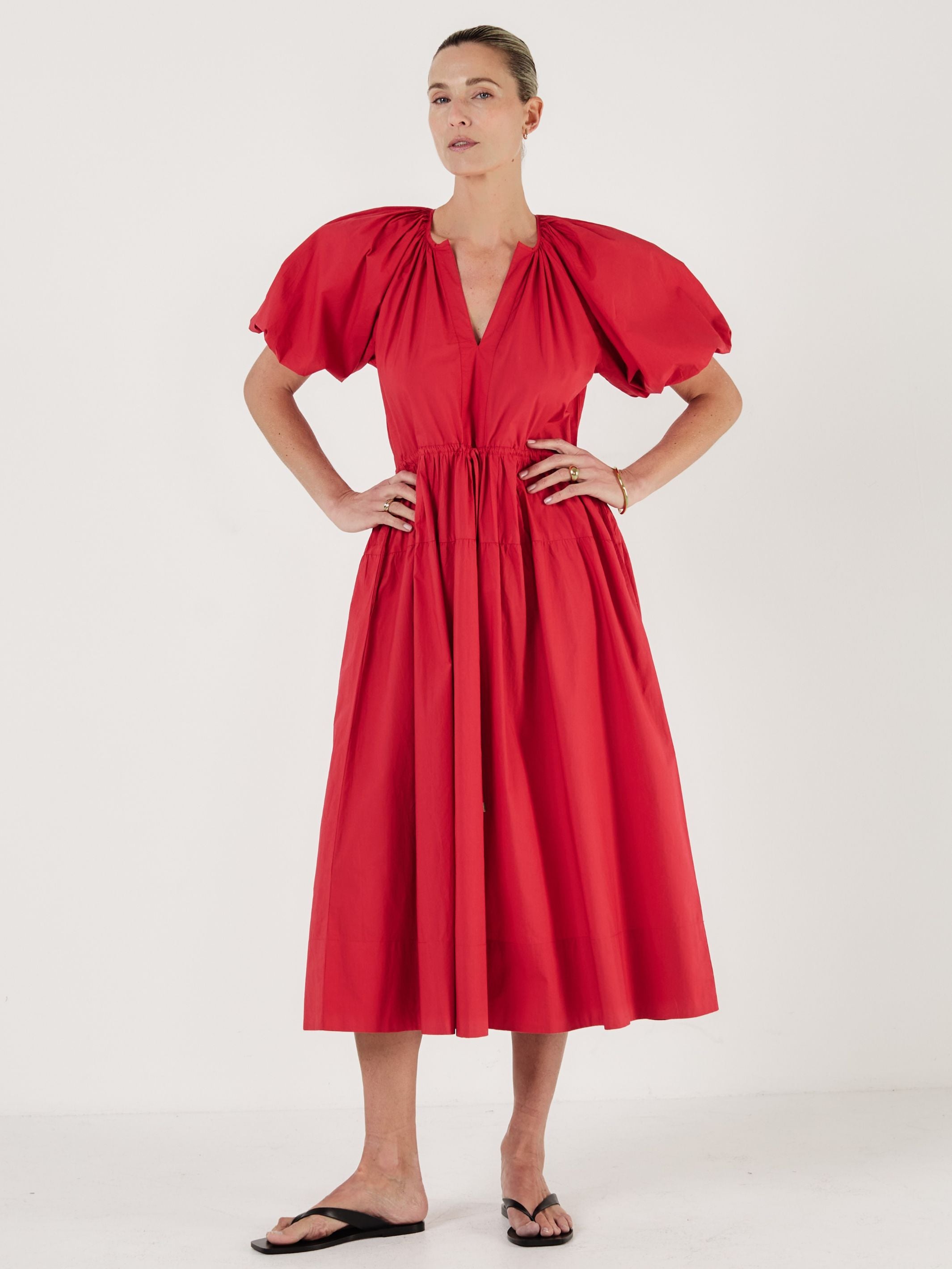 Esmeralda - ROSSA Cotton Dress - Mondo Corsini