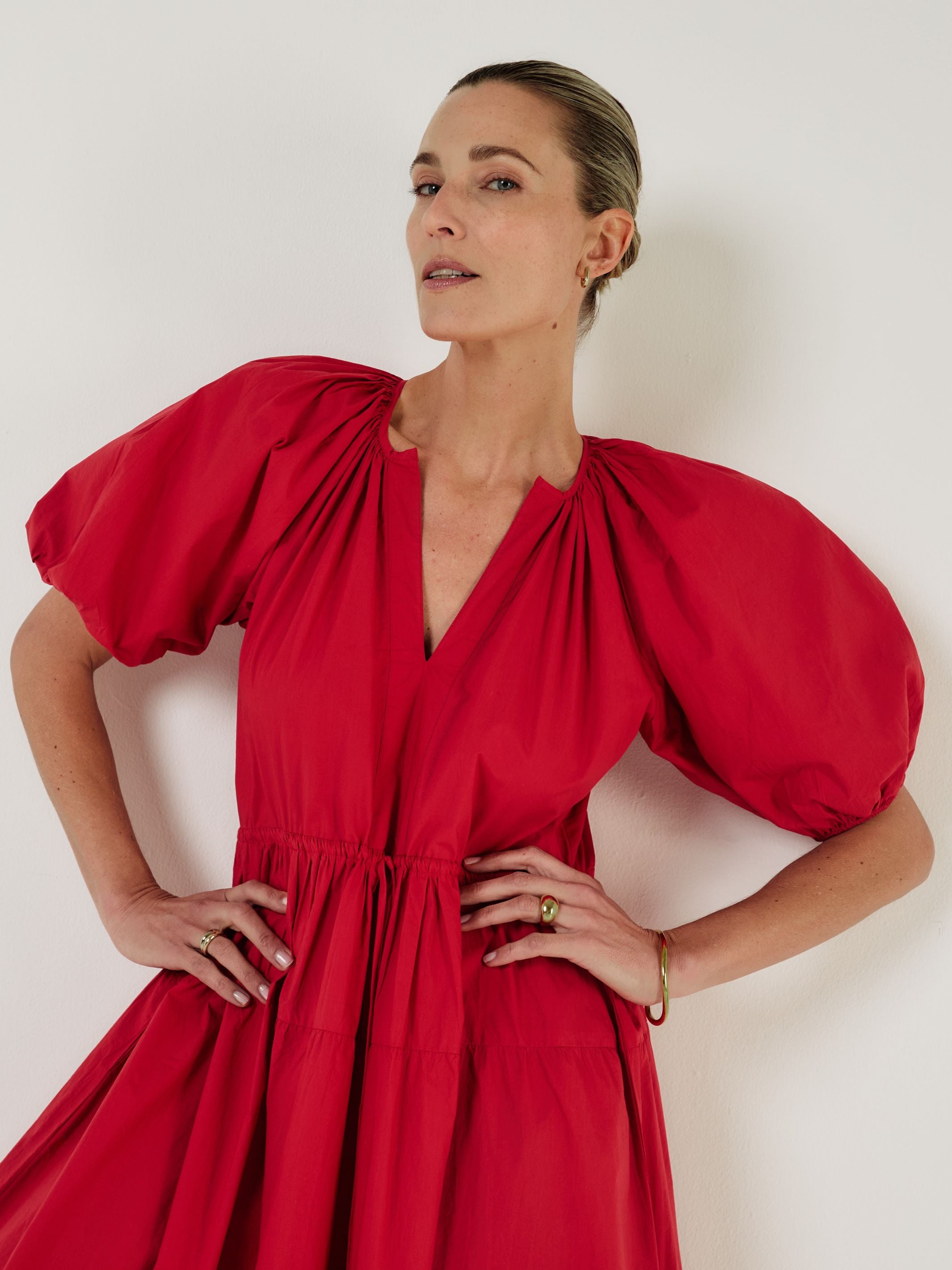 Esmeralda - ROSSA Cotton Dress - Mondo Corsini