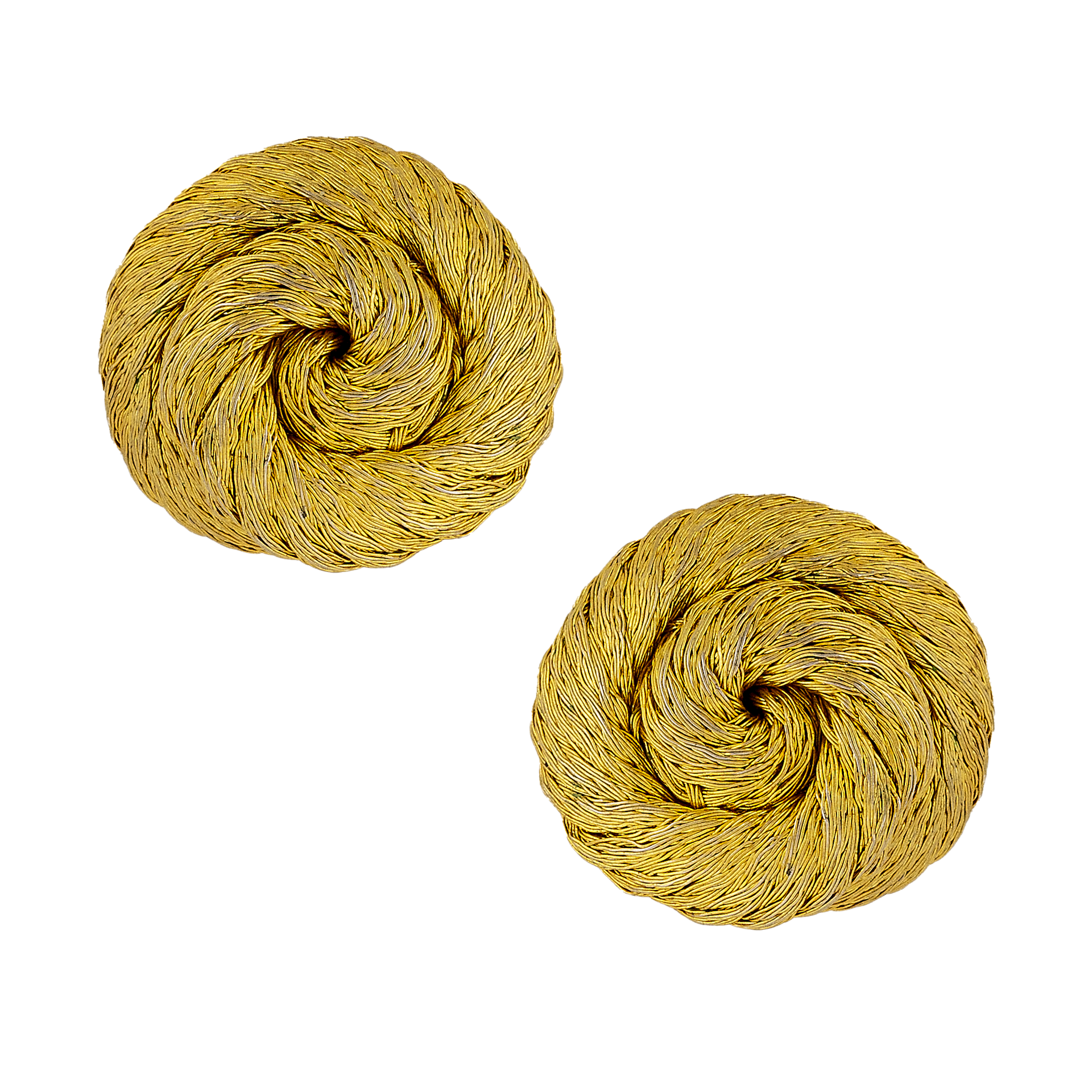 Vintage Thread Twist Earrings