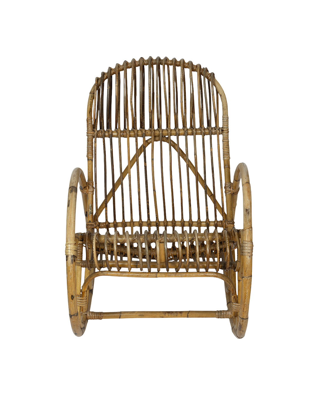 Vintage Franco Albini Bamboo Rocking Chair