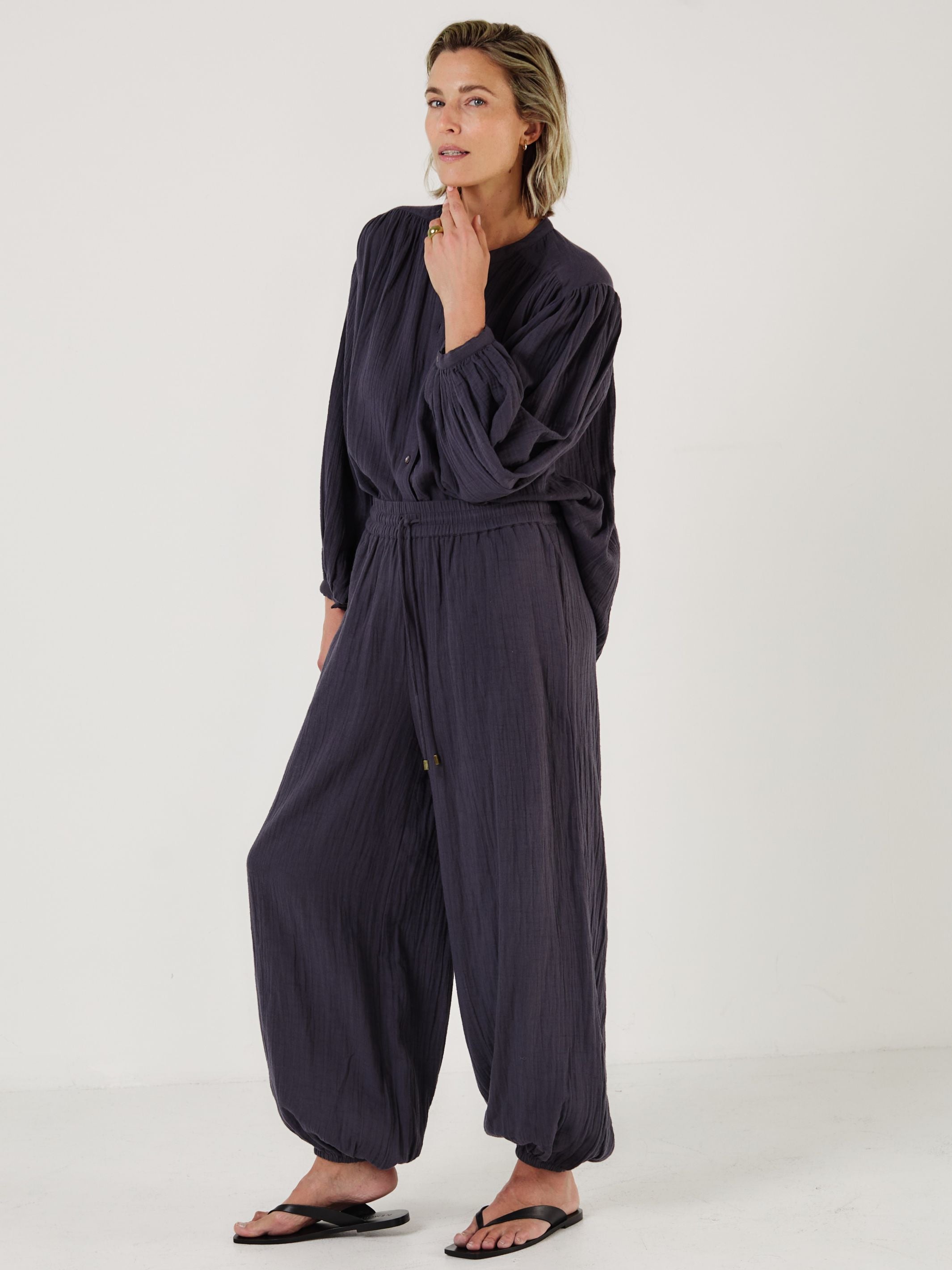 HAREM - Midnight Gauze Trouser - Mondo Corsini