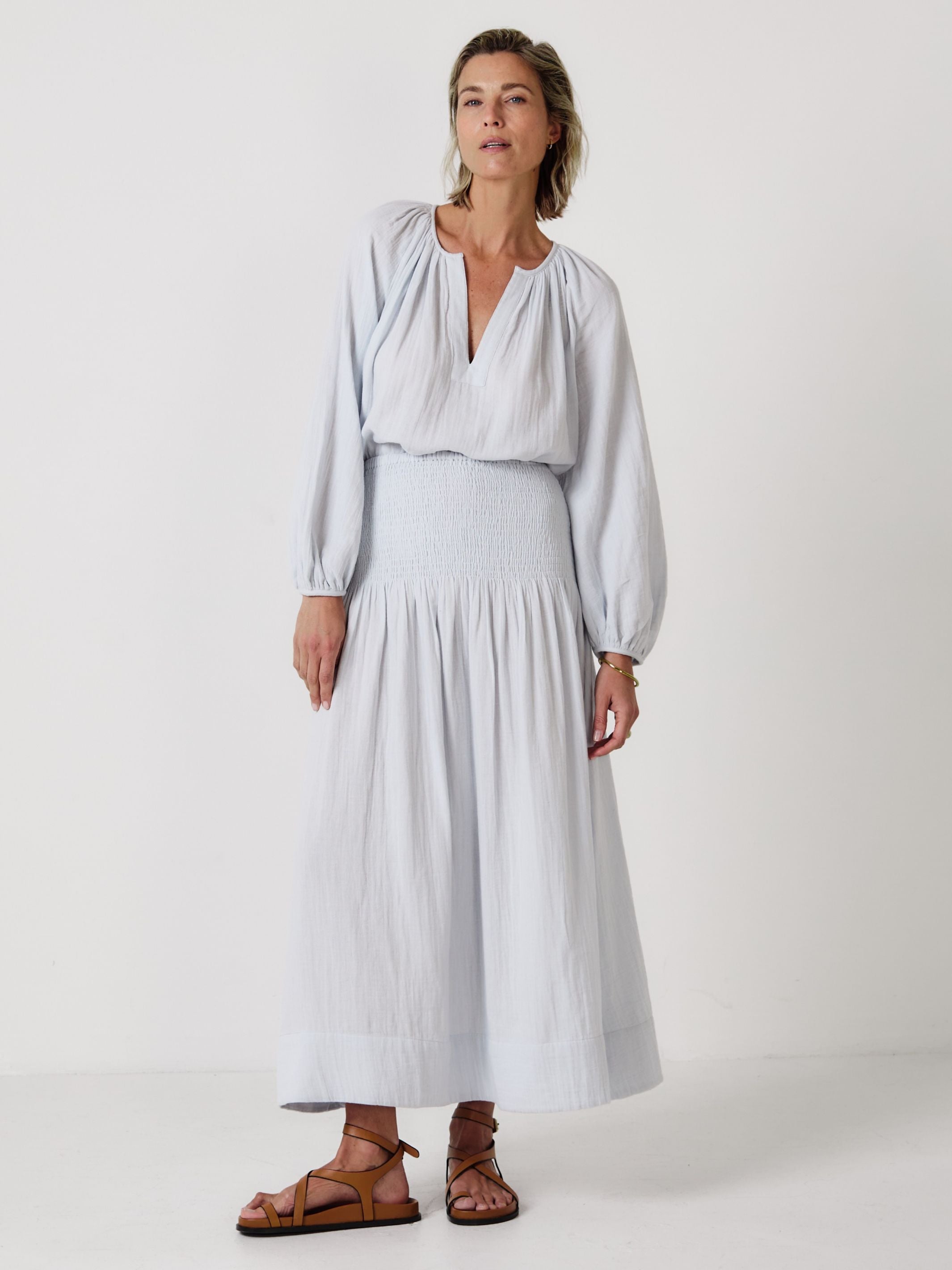 SULA - CLOUD Cotton Skirt - Mondo Corsini